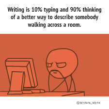 Image result for writing thinking typing cartoon