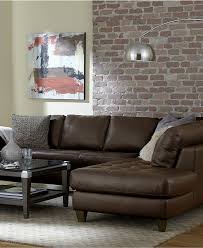 milano leather sectional from macy s