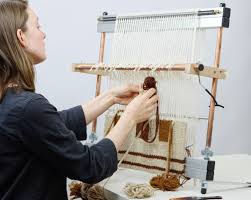 rug weaving on a mirrix loom balfour