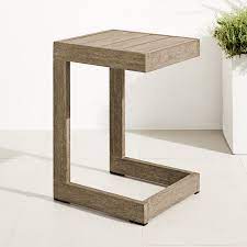 Portside Outdoor 17 In C Side Table Driftwood West Elm