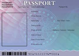 Blank Passport Template Visit Buyonlinedocuments Com