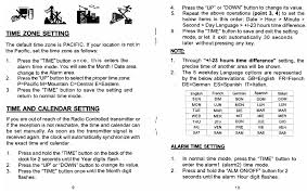 Sharp Atomic Clock User Manual
