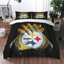 Us Pittsburgh Steelers 3pcs Bedding Set
