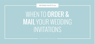 Make your wedding day unforgettable with magnificent flowers that compliment your specific bridal style. Wedding Timelines When To Order And Mail Your Invitations Crissie Vitale Creative