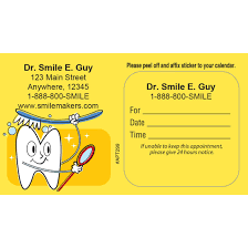Appointment Cards Marketing Your Practice