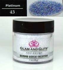 glam and glits nail design diamond