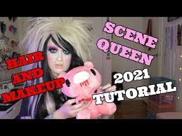 2007 scene kid inspired hair and makeup