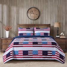 country living flag stripe 3 piece full