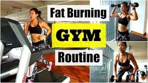 my fat burning gym routine treadmill