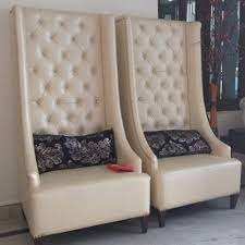 modern leather sofa chair set back