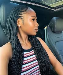 Box braids are generally created by using synthetic hair. 100 Best Black Braided Hairstyles You Ve Not Tried This Year Zaineey S Blog African Hair Braiding Styles African Braids Hairstyles Braids For Black Hair