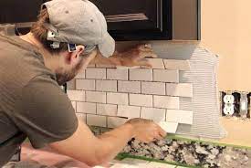 With some basic tiling skills and a little practice, transforming your kitchen could be one when picking out backsplash tile, look for something simple, small and neutral. How To Install A Subway Tile Kitchen Backsplash Young House Love