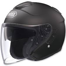 Shoei J Cruise Open Face Matte Black Helmet 0130 0135 06