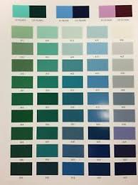 Details About Color Chart Brochure For National Paint Finishes