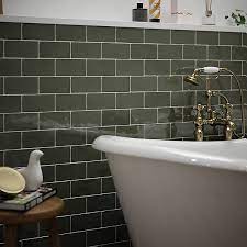 Artisan Moss Green Ceramic Wall Tile