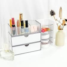 stackable cosmetics organizer vanity