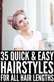 35 lazy hairstyles for all hair lengths