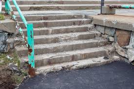 fix loose or broken stone steps