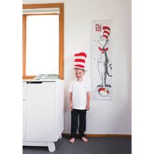 Dr Seuss Cat In The Hat Canvas Growth Chart Luxe Mama