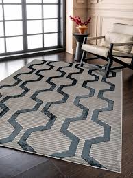ddecor grey blue geometric floor