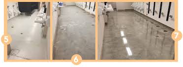 polished concrete flooring trims
