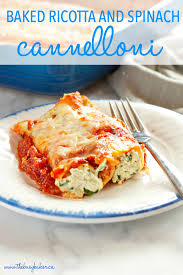 Add tomato, water, salt and pepper. Baked Ricotta And Spinach Cannelloni Manicotti Pasta The Busy Baker