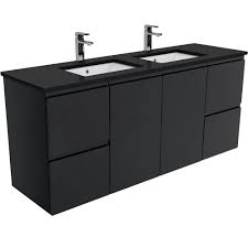 This will help to open up the. Matte Black Vanity 1500 Bdw Bathrooms Kitchens Tiles