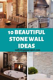beautiful interior stone wall ideas