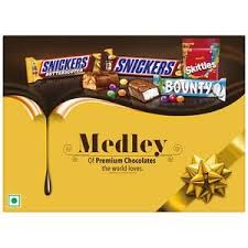 medley premium chocolates at