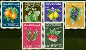 Jordan 1969 Fruits Set of 6 SG844-849 Very Fine MNH| Empire Philatelists