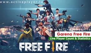 garena free fire live player count and