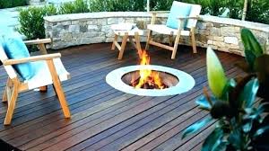 Combine Outdoor Decking With Firepits