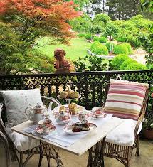 high tea at the scented rose garden