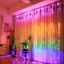 240 led multicolor fairy curtain string