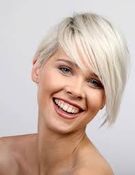 Chocolate brown short hair with side part. 30 Stunning Short Blonde Hairstyles