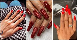 There are nail stickers that are scented and some that. Updated 30 Bold Red Acrylic Nails For 2020 August 2020