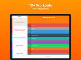 7 minute workout on the app