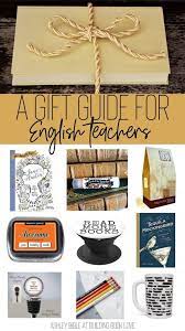 a gift guide for english teachers