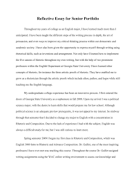reflective essay rhetoric and composition 