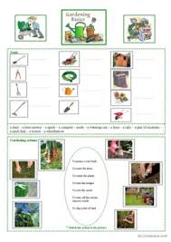 78 gardening english esl worksheets pdf