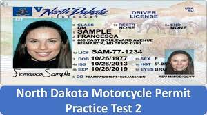north dakota motorcycle permit practice