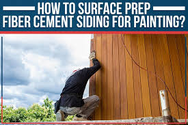 how to surface prep fiber cement siding