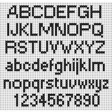 Free Cross Stitch Alphabets Simple Cross Stitch Alphabet