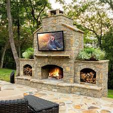 Outdoor Stone Fireplaces Outdoor