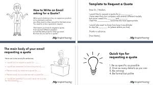 We always advise that people take the time and write their own letter since this will always be sincerer. How To Write An Email Asking For A Quote