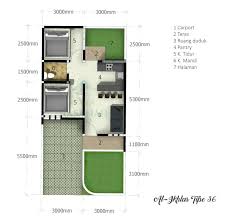 15 desain rumah minimalis type 36