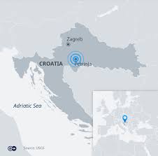 Map of the recents earthquakes in croatia. A Dw Reporter Experiences Croatia Earthquakes Firsthand Europe News And Current Affairs From Around The Continent Dw 31 12 2020