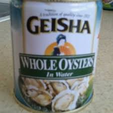 canned oysters and nutrition facts
