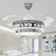 Rs Lighting Modern Crystal Ceiling Fan L Buy Online In Costa Rica At Desertcart