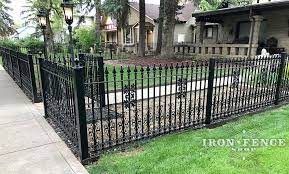 4ft Wrought Iron Fence In Classic Style